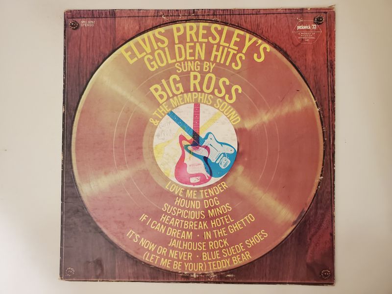 Big Ross & The Memphis Sound Elvis Presley's Golden Hits Sung By Big Ross & The Memphis Sound vinyl record